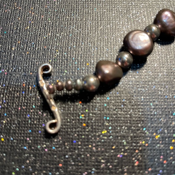 Silpada Black Pearl & Silver Bracelet - Picture 3 of 6